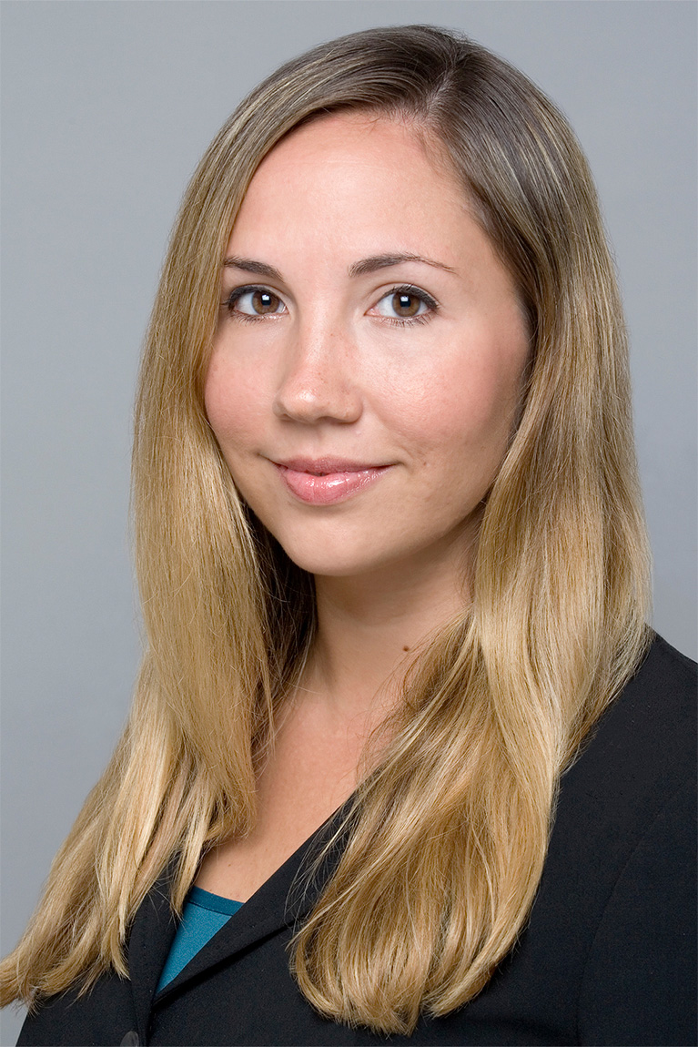 Studio portrait for professional woman