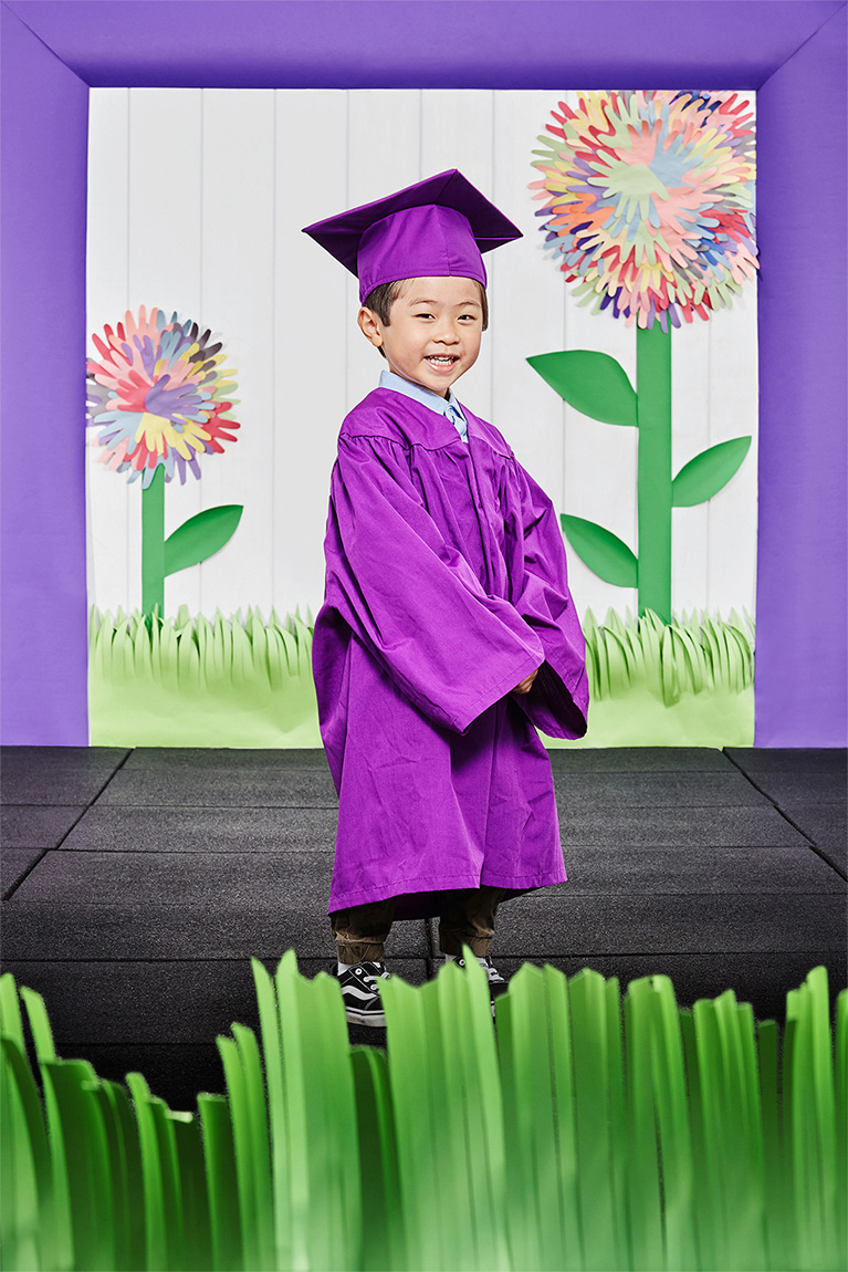 School portrait series, graduation
